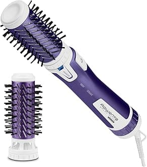 Rowenta CF9530 Brush Active Volume & Shine Hair Dryer (1000W, Purple,220V)