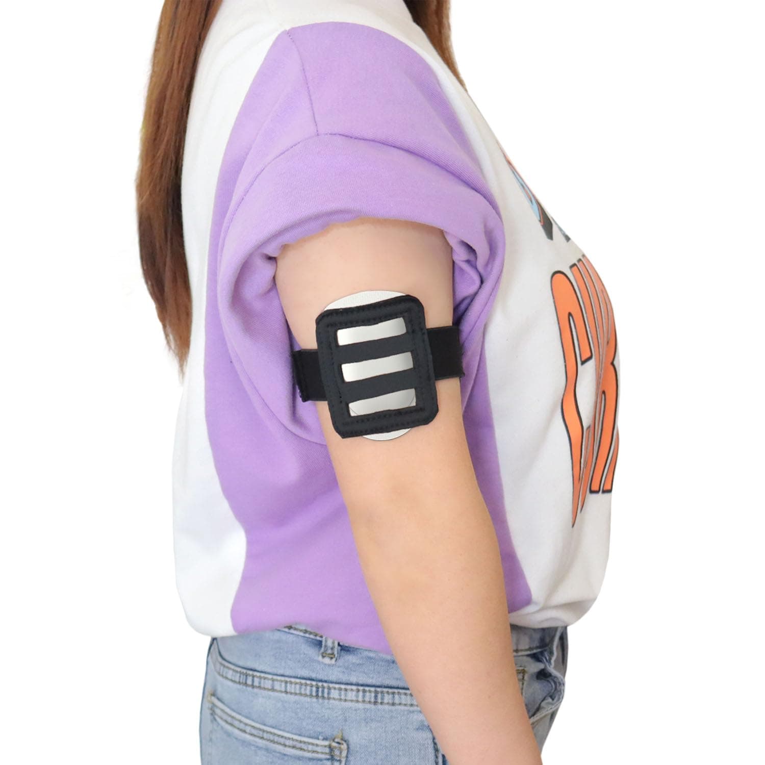 rainbowstar 2 pack Armband for Omnipod 5 Omnipod Dash Transmitter Protector Omnipod Arm Leg Band Cover Sensor Guard Cover Insulet Holder