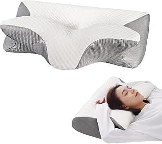 Ergonomic Pillow, Neck Pillow, Memory Foam Pillows for Pain Relief, for Adults