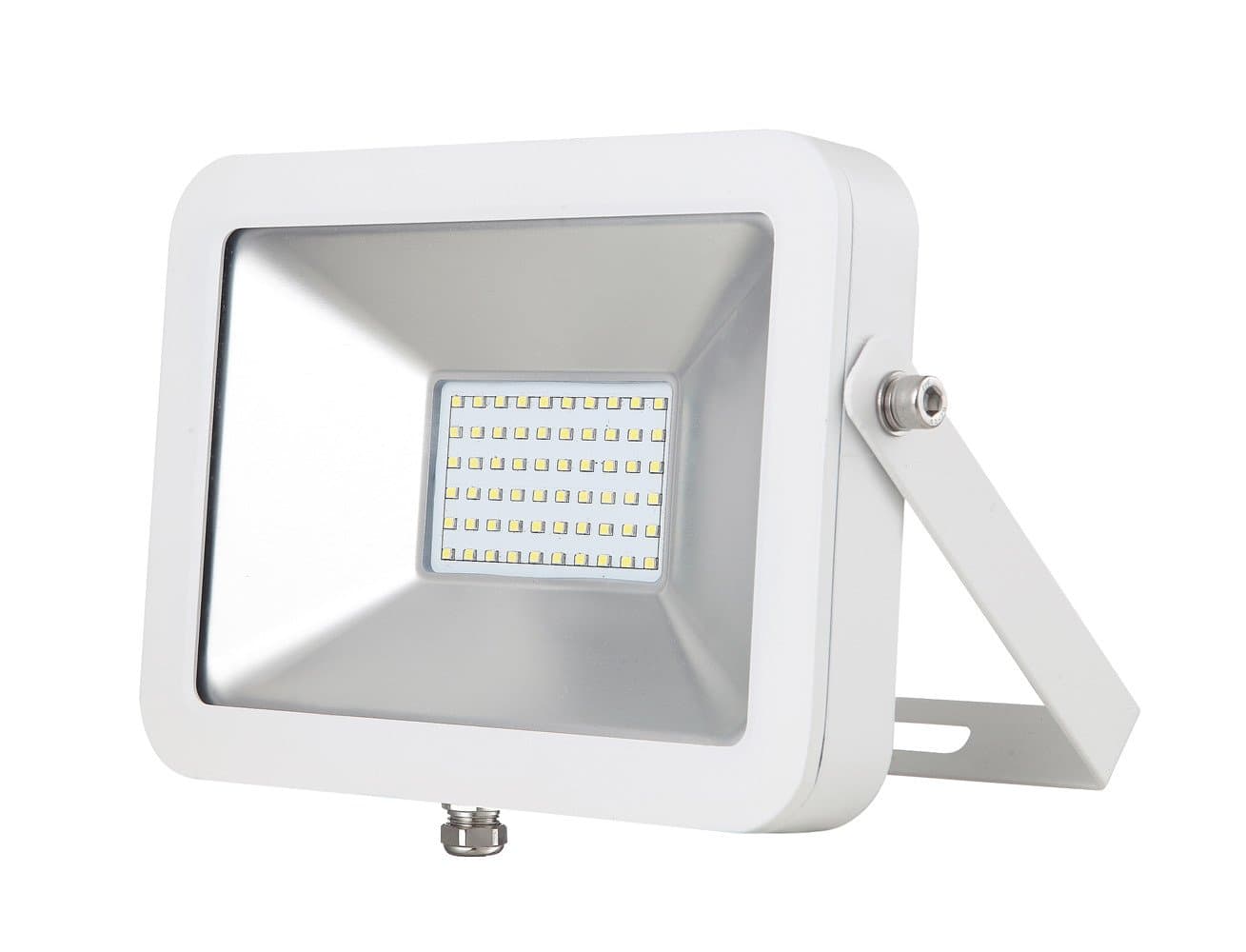 DNY 50W Flat Panel LED Flood Light Outdoor Waterproof (IP65), Super Bright (4500LM), Cool White (6000K), Security light for Garden/Garage/Workshop/Warehouse/Show Windows