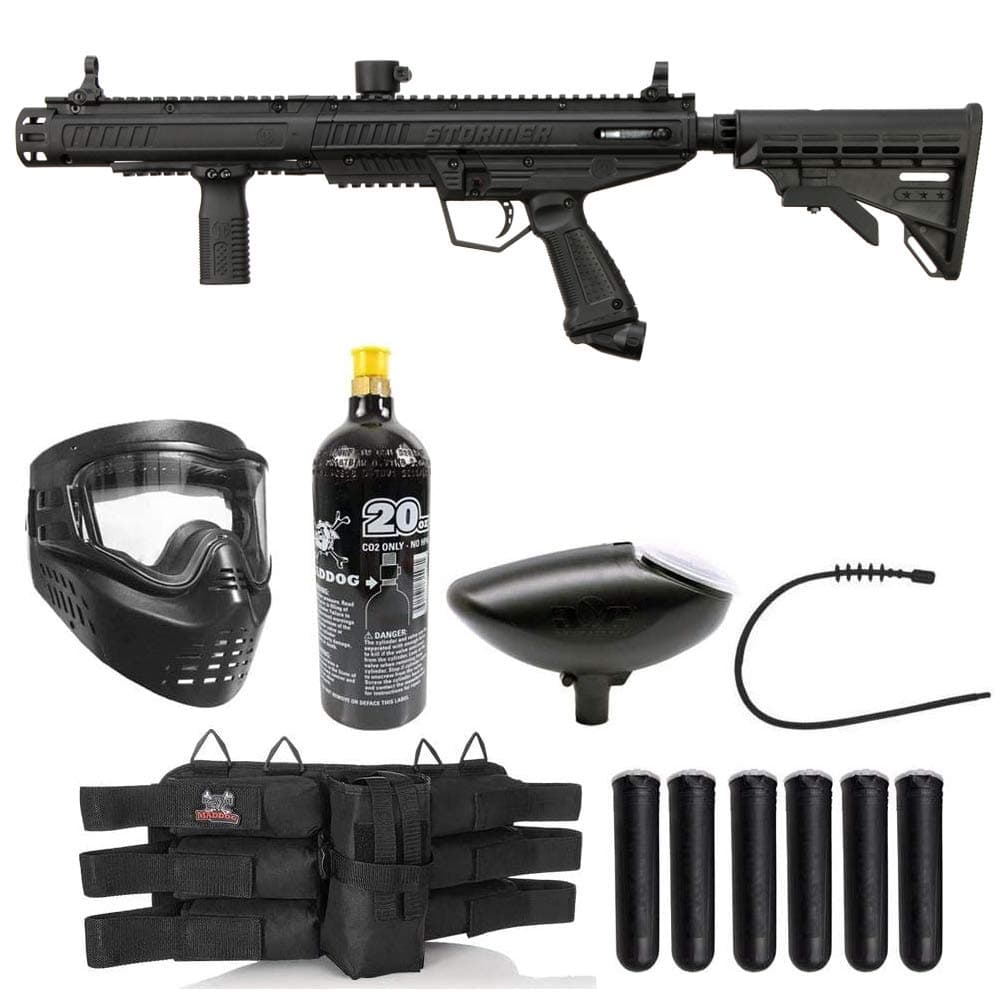 MaddogTippmann Stormer Titanium Paintball Gun Marker Starter Package