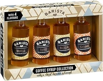 Coffee Lover Coffee Syrups Perfect Seasonal Gift for Coffee Lovers 4pk 85ml Syrup Bottles
