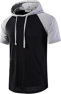 SIR7 Men's Gym Workout Active Long Sleeve Pullover Lightweight Hoodie Casual Hooded Sweatshirts