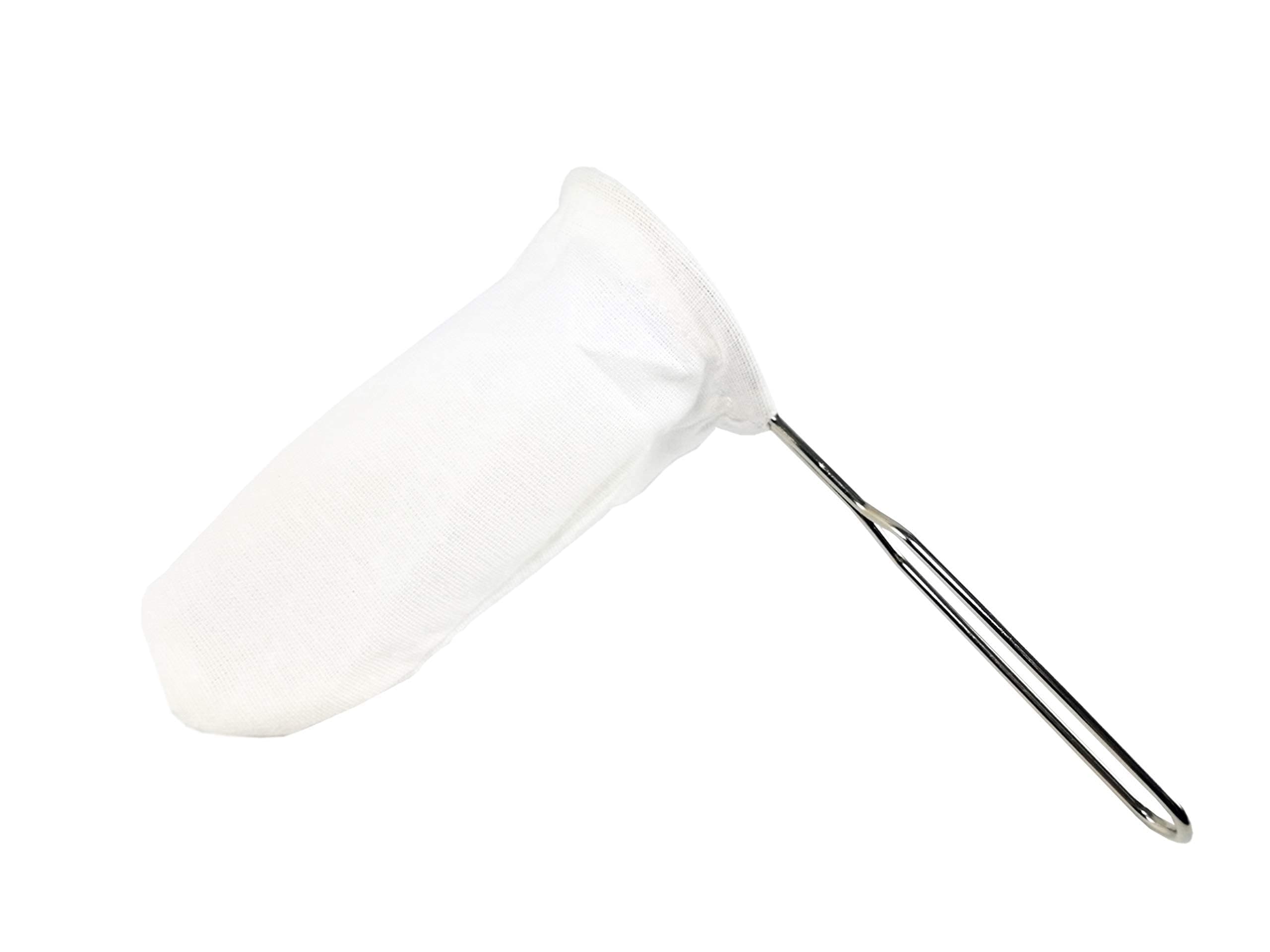 : 3” Small Reusable Coffee/Tea Filter Traditional Thai style, Cloth Coffee Strainer, Thai Tea Strainer, Pour Over Coffee Dripper Filter