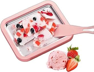 Rolled Ice Cream Maker, Frozen Fruit Yogurt Machine - Instant Cold Plate, Household Dessert Pot, Suitable For Making Ice Cream Rolls, Smoothies, Frozen Fruit Yogurt, Etc. - Ideal Gift For Kids.