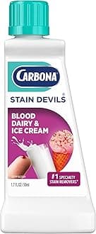 Stain Devils #4 (1.7 Fl Oz), Targeted Spot Cleaner for Blood, Dairy & Ice Cream Stains, Safe on Skin & Washable Fabrics