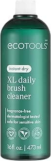 XL Daily Brush Cleaner, Makeup Brush Spray Refill, Quick Dry Cleaning Solution For Beauty Tools, Fragrance Free, Extra Large Size, Cruelty-Free & Vegan, 16 fl oz./473 ml. Bottle