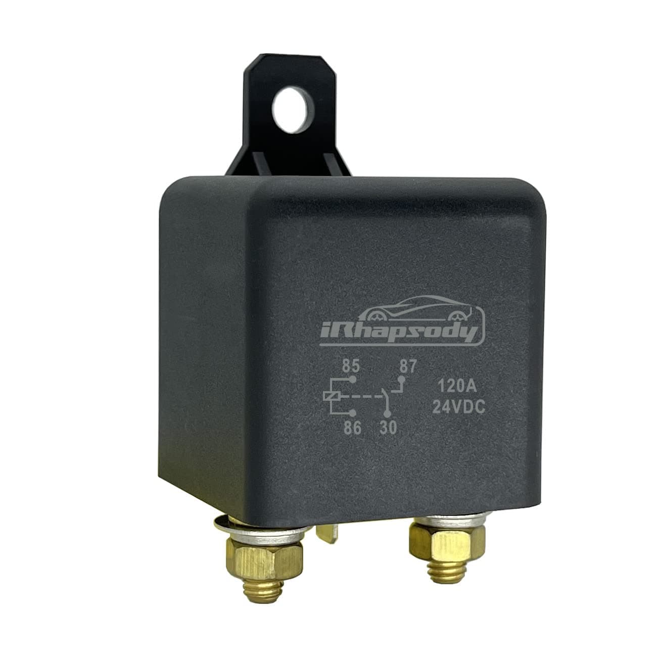 irhapsody Relay 120A, 24V Continuous Duty SPST 4-pin High Power Relay