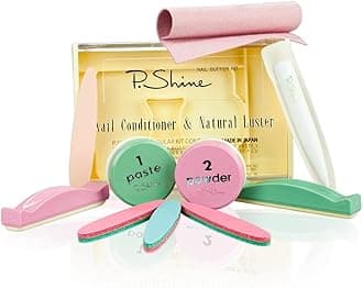 Pshine Japanese Manicure Kit Professional Nail Set Care Nail Plate Repair Treatment + Instruction for damage nails