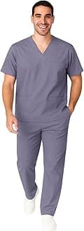 M&M SCRUBS Men Scrub Set Medical Scrub Top and Pants