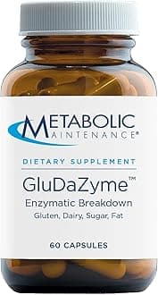 GluDaZyme - DPP-IV Enzyme Blend - Supports Digestion & Gluten Response - Hypoallergenic - 60 Servings - 60 Capsules