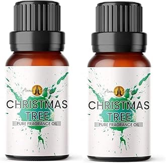 Aroma Energy | Christmas Tree Fragrance Oil 20ml (2 x 10ml) - Highly Scented Oil for Making Candle, Soap, Wax Melt, Diffuser etc