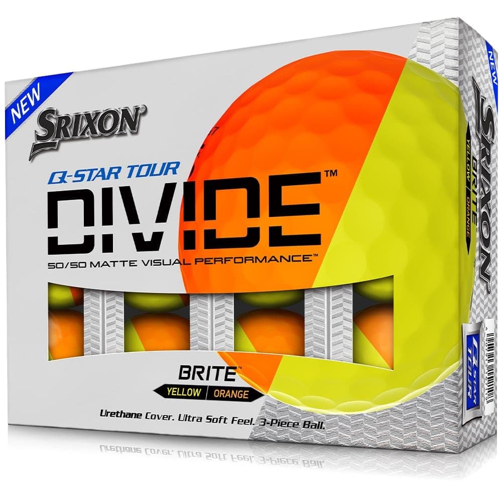 Srixon Q-Star Tour Divide Orange, Golf