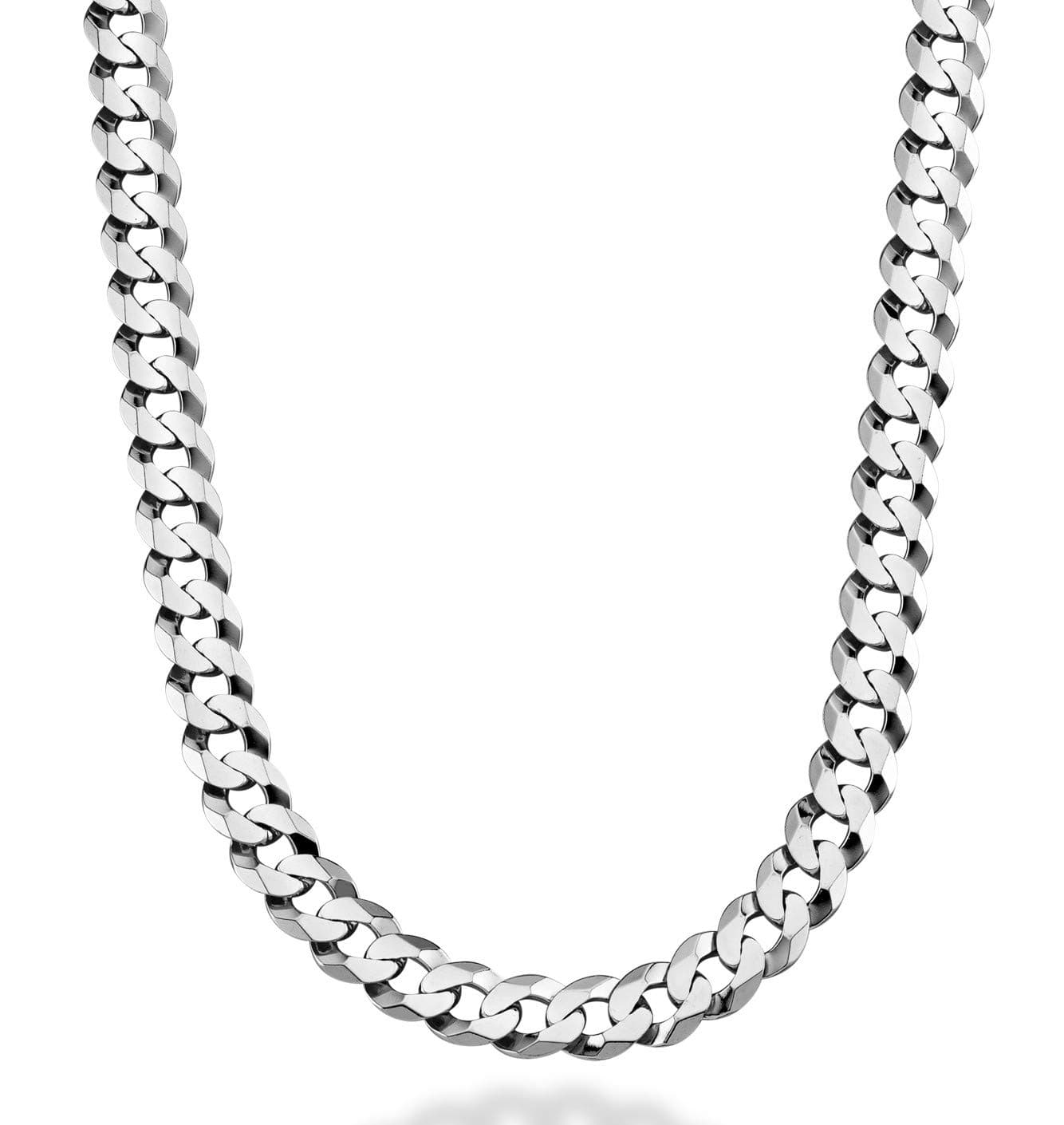 925 Sterling Silver 9mm Cuban Chain Necklace