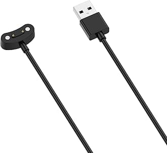 TenCloud Charger Compatible with Ticwatch Pro 5 Enduro 3 Atlas Charger Smartwatch USB Charging Cable Cord 3.3ft (Black)