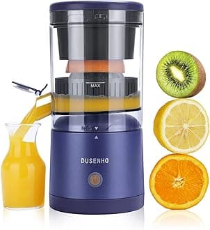 Electric Juicer Rechargeable - Citrus Juicer Machines with USB and Cleaning Brush Portable Juicer for Orange, Lemon, Grapefruit…