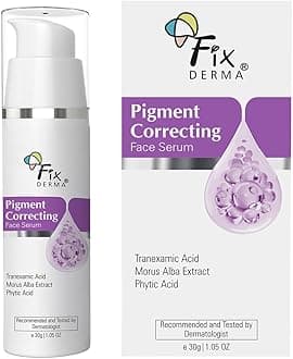 Fixderma 3% Tranexamic Acid Serum, Pigment Correcting Serum | Face Serum for Melasma, Hyperpigmentation & Acne Spots | Acne Serum | Face Serum for Men & Women - 30g