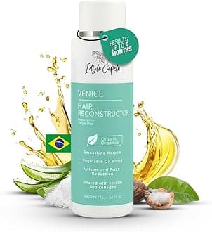 I Belli Capelli Venice Hair Reconstructor, Organic Keratin Hair Treatment Straightening in 1 Step- Formaldehyde Free, Keratina Organica, Keratina Para Alisar El Pelo Sin Formol (16.9 Fl Oz/ 500 ml)