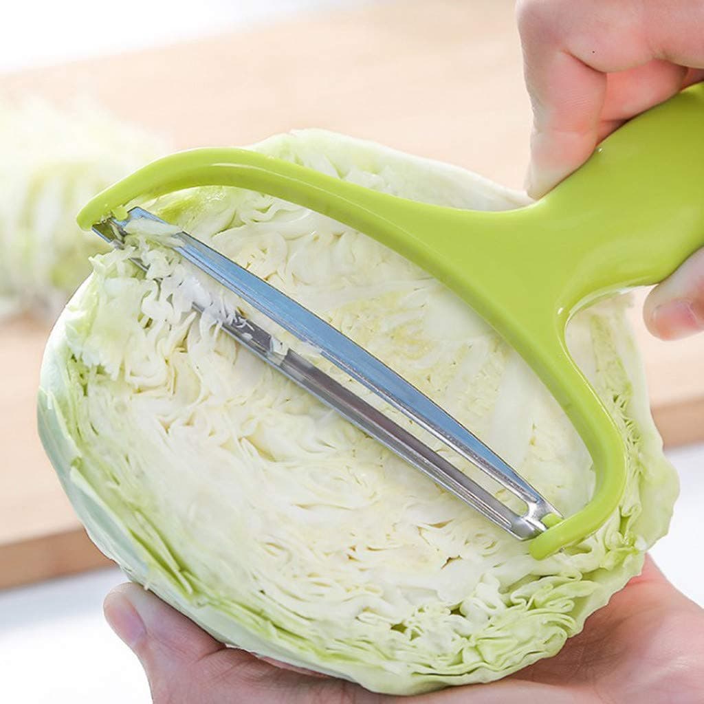 Gotian Cabbage Grater Multi-Function Wide Mouth Peeler Stainless Steel Scraping Peeling Planer Wear and Durability Household Grater