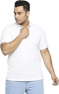 Wear Your OpinionMen's Plus Size Polo Collar Neck Half Sleeve Tshirt