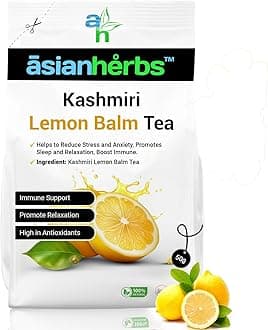 Asian Herbs Lemon Balm Tea – Natural Relaxation & Comfort Herbal Infusion | Supports Vitality and Enhances Well-Being with Every Sip (50grams)