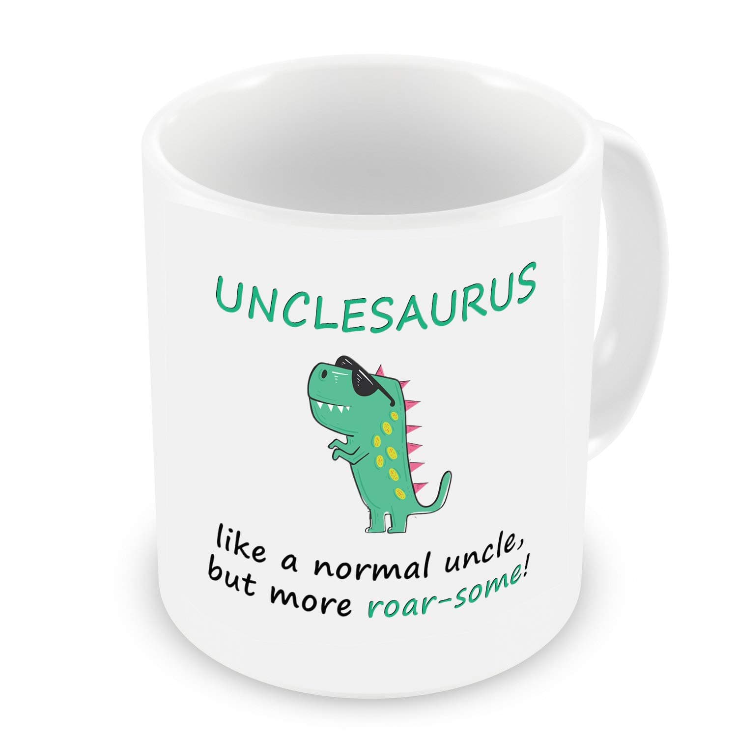 VIROSA Unclesauras Mug, Like a Normal Uncle But More Roar-Some, Ideal for Unc...