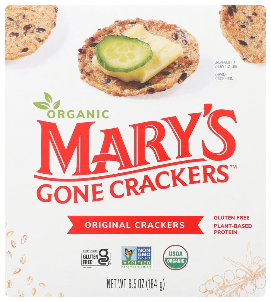 Mary's Gone Crackers - Organic Crackers Original - 6.5 oz (pack of 2)