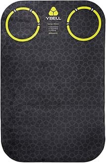 YBell Exercise Mat | Perfect Size for Ground-based HIIT and HIRT Exercises | Non-slip, Sweat Resistant and Easy to Clean