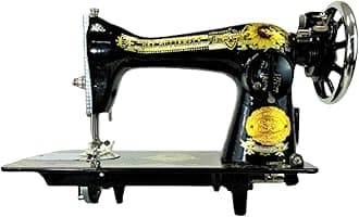 Yamata Bee Butterfly Flat Bed Mechanical Sewing Machine (FY2-1 W/Motor & LED Lights)