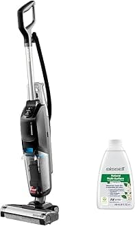BISSELL CrossWave HF2, Wet and Dry Vacuum Cleaner For Hard Floors, Vacuum & Mop In One Go​, Two Tanks Clean/Dirty Water, Corded Upright Vacuum Cleaners, Lightweight & Easy to Carry, 340 W - 3847E