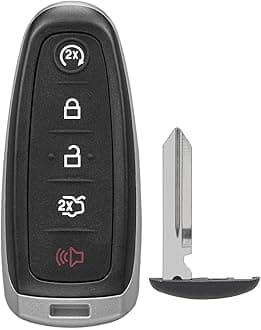 Smart Sensing Keyless Entry Remote Start Replacement Car Key Fob for Ford Explorer Edge 2011-2015 Flex Taurus 2013-2019 Expedition Focus Lincoln MKS MKT MKX Navigator P/N: M3N5WY8609