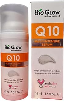 Bio Glow Q 10 Multi Intensive Serum Reduce Fine Lines Appearance Smooth Skin, WHITE