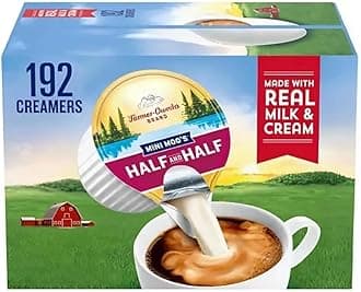 Land Coffee Creamer Mini Moo’s Half & Half Creamer Singles, 192 Count