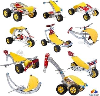 Enginero Mechanical Kit for Kids | Metal Construction Engineer Toys | STEM Toy Set for Boys & Girls, Age 7+ | Level 1 (101 Pcs)