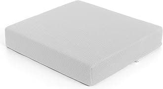 18x16x3 Seat Cushion with Zipper,Chair Cushion with Non-Slip Backing,Breathable Office Chair Cushion/Stadium Seat Cushion/Cushion Lab/Wheelchair Cushions（Grey）