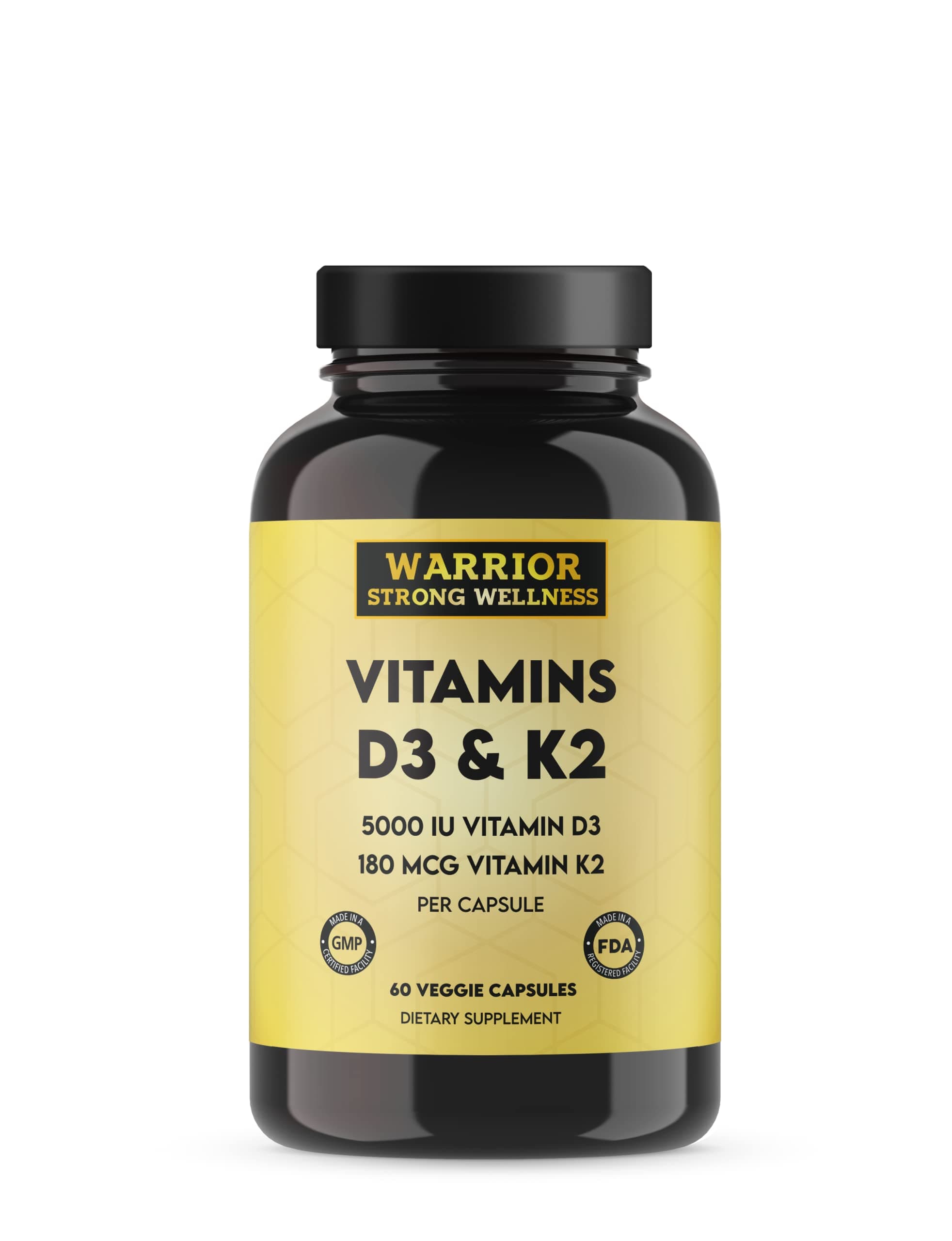 Vitamin D3 & K2 Dietary Supplement