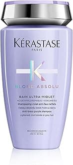 Shampoo Bain Blond Absolu 250mL, High Tone Color Care, Hair Care, Purple Shampoo, Uneven Shampoo, Bleach, Color, Softness, Moisture, Roughness, Dryness, Manageability, 8.5 fl oz (250 ml)
