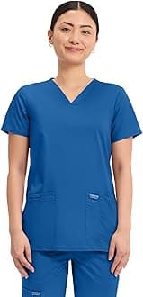 Cherokee Medical Women's Scrub Top V-Neck Modern Classic Fit with 3 Pockets, Ultra Soft and 2-Way Stretch Fabric - WW620