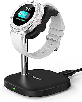 SwanScout Charger Stand for Samsung Galaxy Watch 8/8 Classic/Ultra (2025)/7/Ultra/FE/6/6 Classic/5/5 Pro/4/3/Active 2/Active, SwanScout 505S