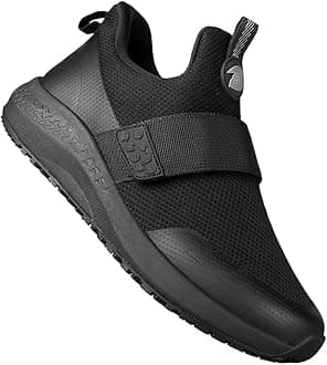 Non Slip Shoes for Men, Food Service Slip Resistant Work Shoes in Restaurant Kitchen Hospital, Breathable Lightweight Sneakers - Zapatos Antideslizantes para Hombres Medium or Wide Size 6.5-13