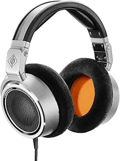 NDH 30 Dynamic Open Back Studio Headphone for Professional Mixing, Mastering, Twitch, YouTube, Podcast, Production, High Definition Music Listening, Titanium 509111, Large, Wired