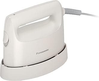 Panasonic NI-FS430-C Clothes Steamer, Powerful Steam, Compact, Lightweight, 2-Way Press, Deodorizing, Disinfectant, Ivory