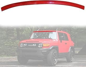 Red Windshield Pillar Trim Panel Molding Outside Upper Compatible with 2007-2014 Toyota FJ Cruiser Replaces 75503-35061-A0, 755033501A0