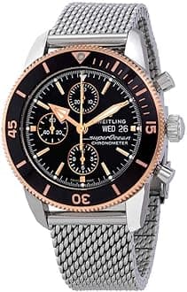 Breitling Superocean Heritage II Chronograph Automatic Chronometer Black Dial Men's Watch U13313121B1A1