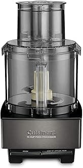 Maliyaw Custom 14-Cup Food Processor, Black