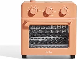 Our Place Wonder Oven | 6-in-1 Air Fryer & Steam Infused Toaster Oven | Compact, Countertop Safe, Fast Preheat, Multifunctional, Air Fry, Toast, Bake,