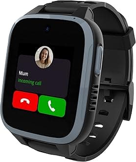 XPLORA XGO 3 - Watch Phone for Children (4G) - Calls, Messages, Kids School Mode, SOS Function, GPS Location, Camera and Pedometer – (Subscription Required) (Black)