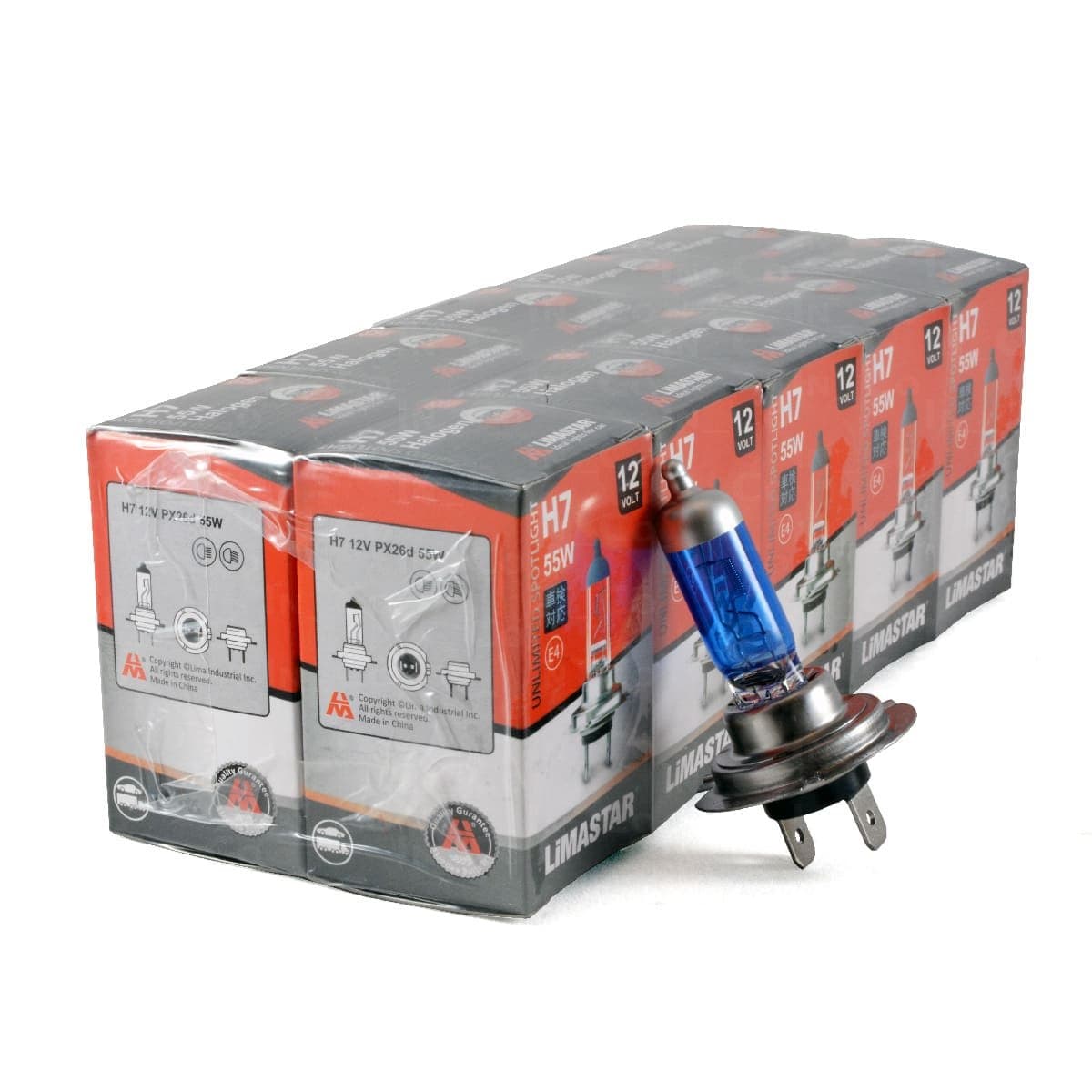 10x H7 55 W 12 V Super White Halogen Bulb For Toyota Avensis (_ T22 _), Avensis Combi (T25), Avensis Liftback (_ T22 _)