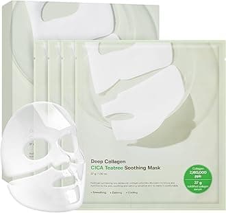 SUNGBOON EDITOR Deep Collagen Overnight mask (4 Count (Pack of 1), CICA Teatree)