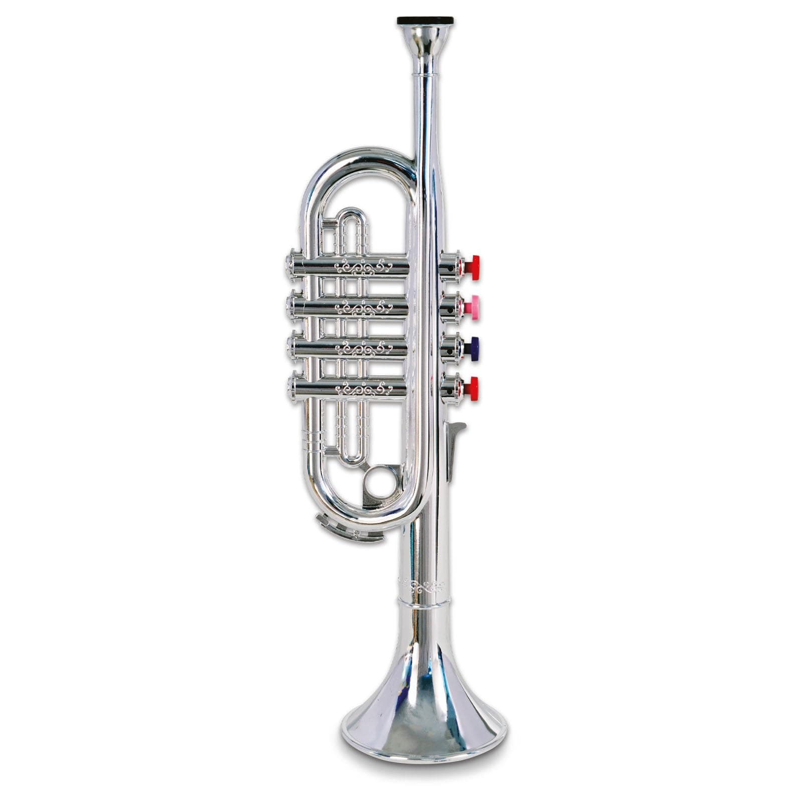 Bontempi 32 3831 4 Notes Silver Trumpet, 37 cm, Multi-Color, 38 cm